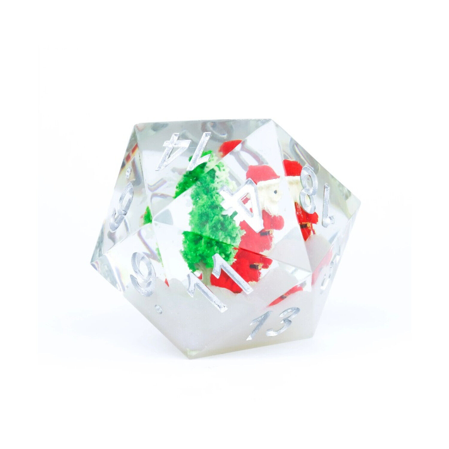 54mm d20 Christmas Santa